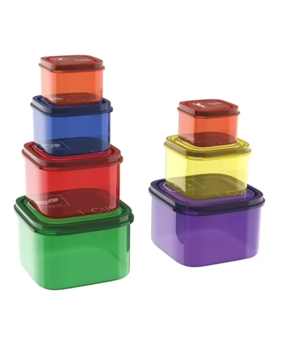 Haven Other - Portion Control Containers- 7 Piece Color Coded Food Storage Set – BPA and DEHP